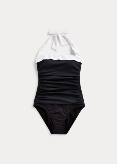 Women's Ralph Lauren Shirred Bandeau One-Piece | 639728KSW